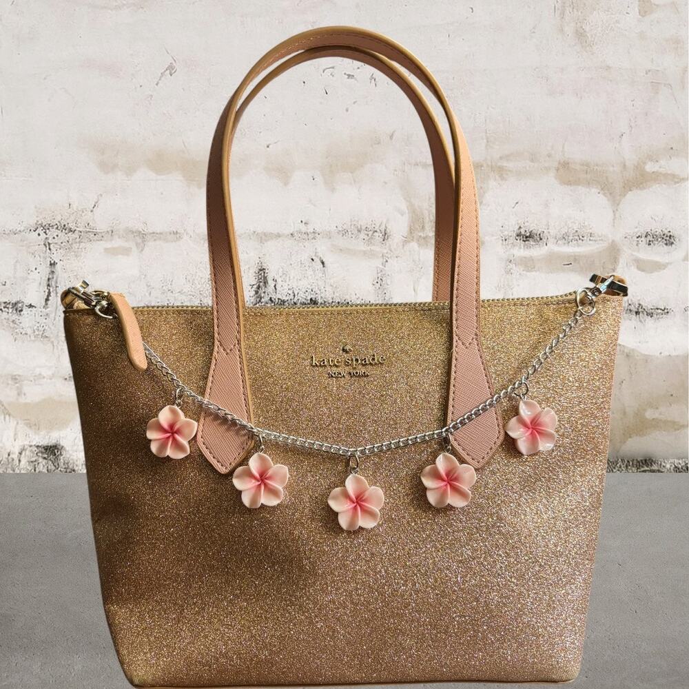 Kate Spade New York Gold Glitter Joeley Small Bag - Picture 3 of 13